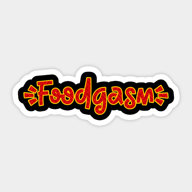 foodgasm Sticker by AsKartongs